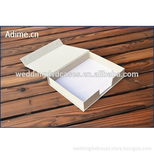 quality linen photo album book packaging gift box